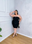 vestido ary preto plus size