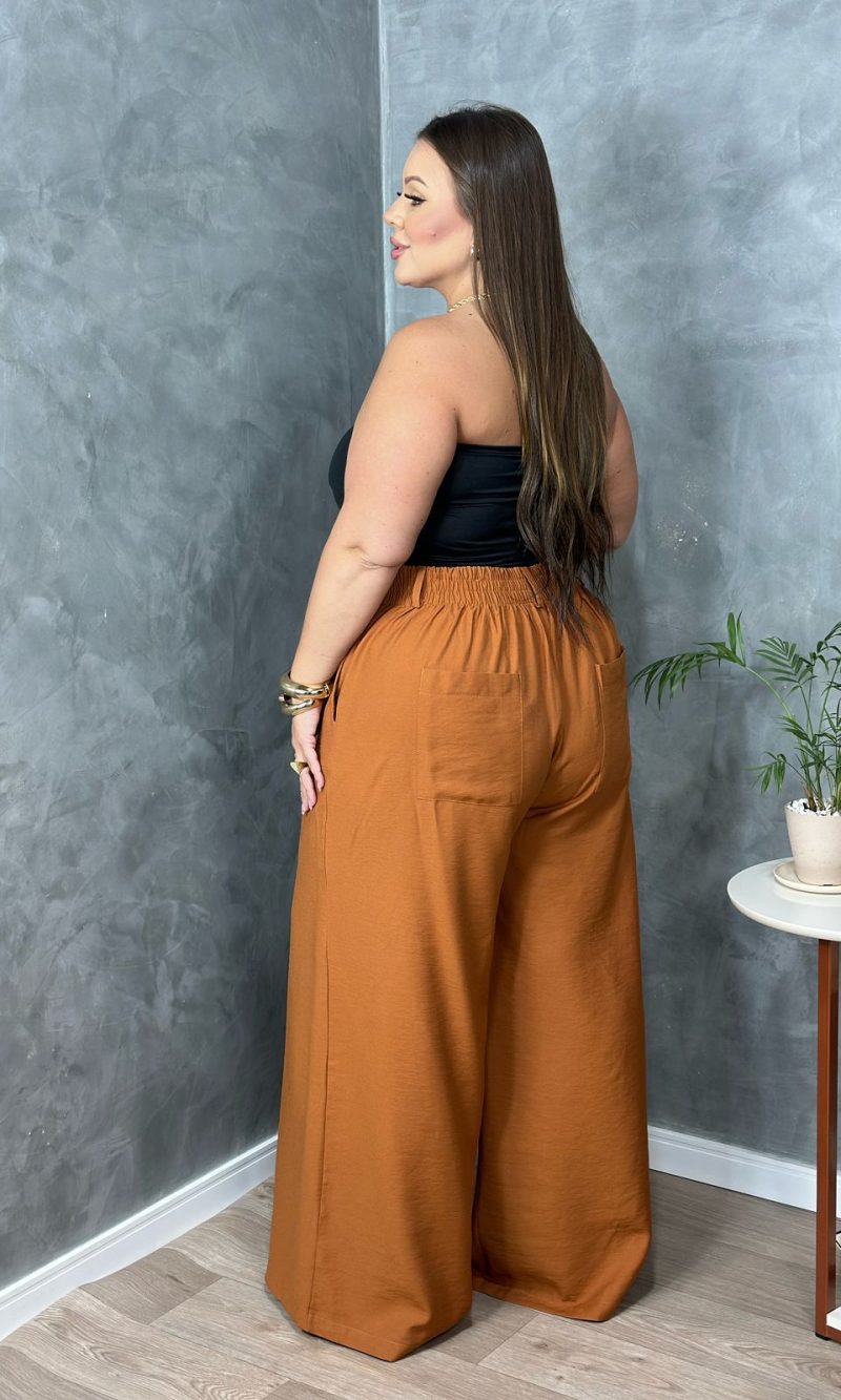 calça nany caramelo p