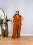 conjunto milão caramelo plus size