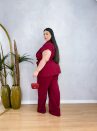 conjunto milão vinho plus size