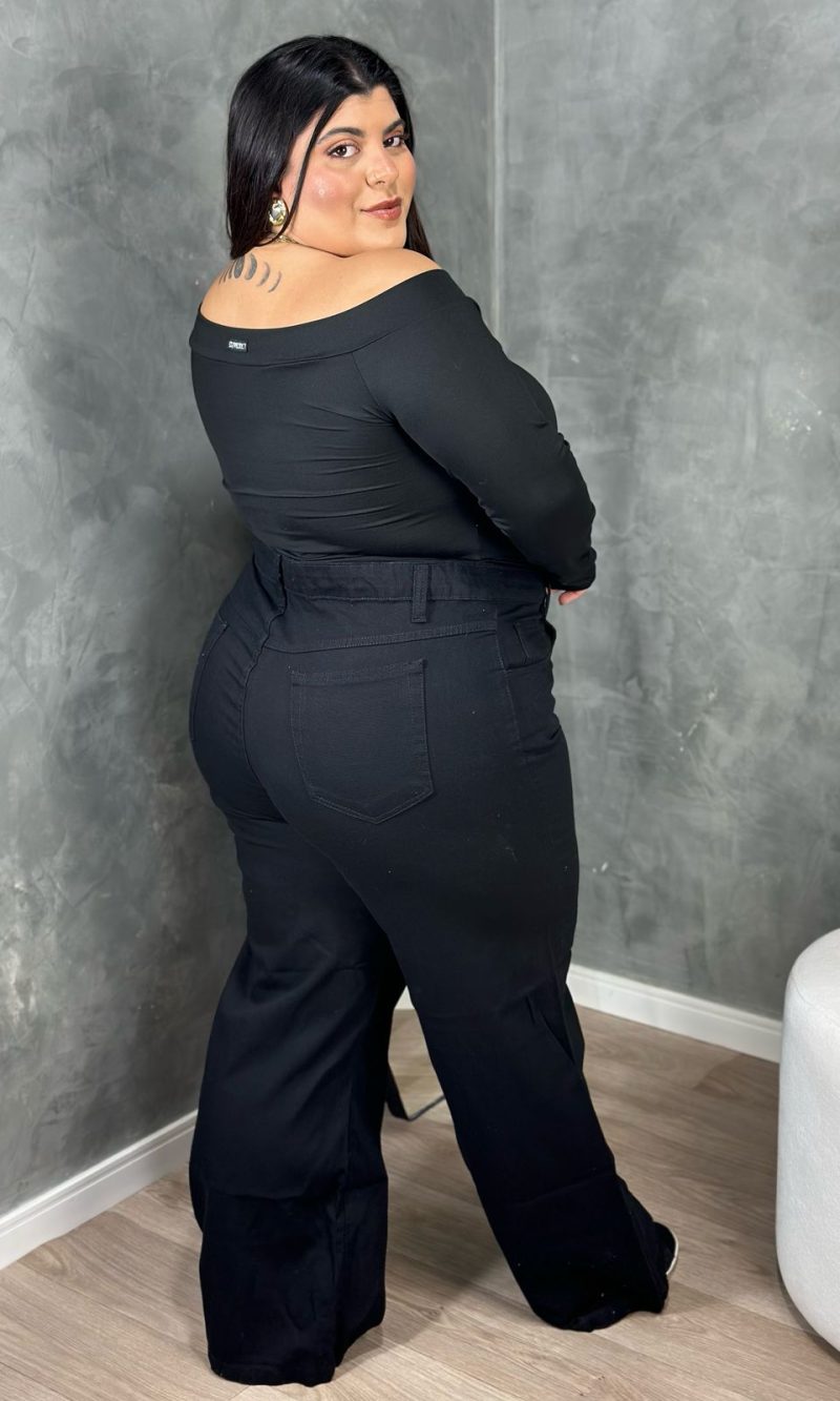 calça aria preto plus size