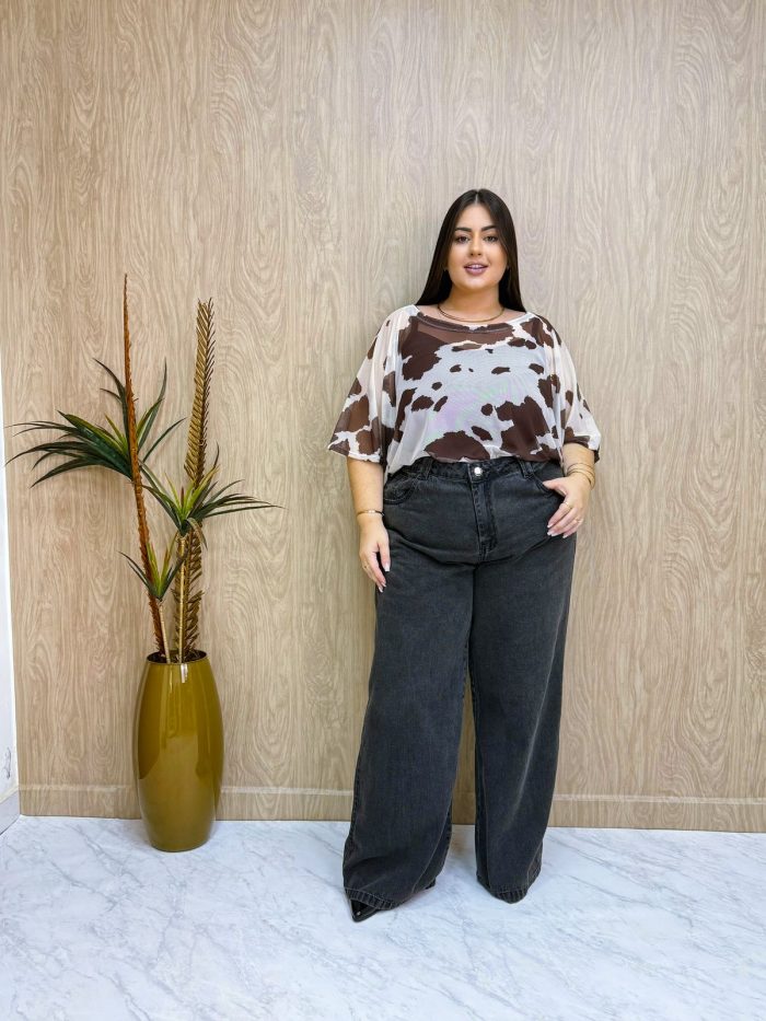 calça jadyla estonada plus size