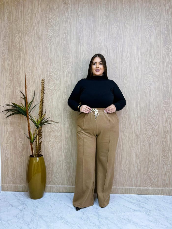 calça bianca marrom plus size calça bianca marrom plus size