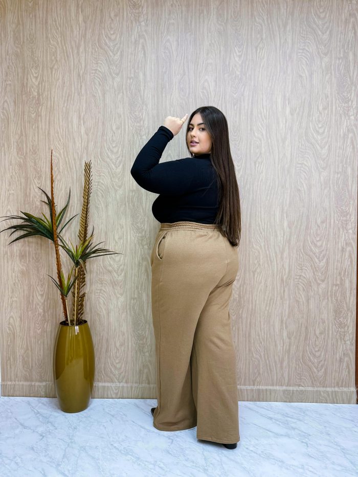 calça bianca marrom plus size calça bianca marrom plus size