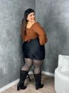 saia ayra preto plus size