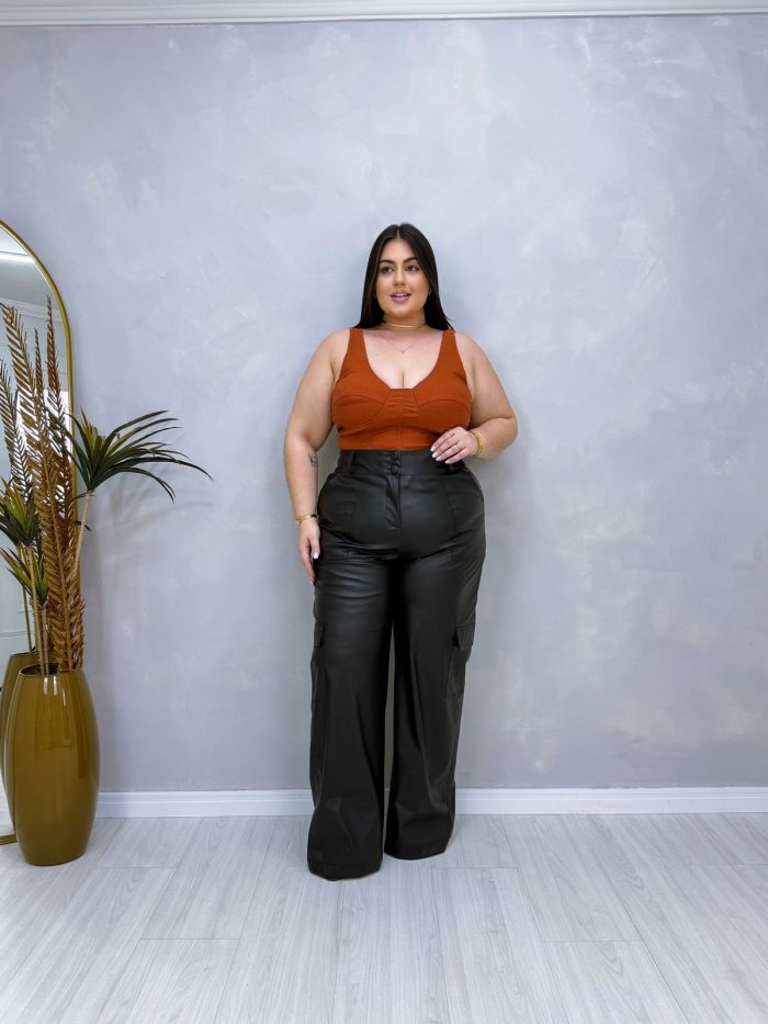 cropped liora telha plus size cropped liora telha plus size