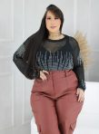 cropped emiliana preto plus size