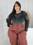 cropped emiliana preto plus size