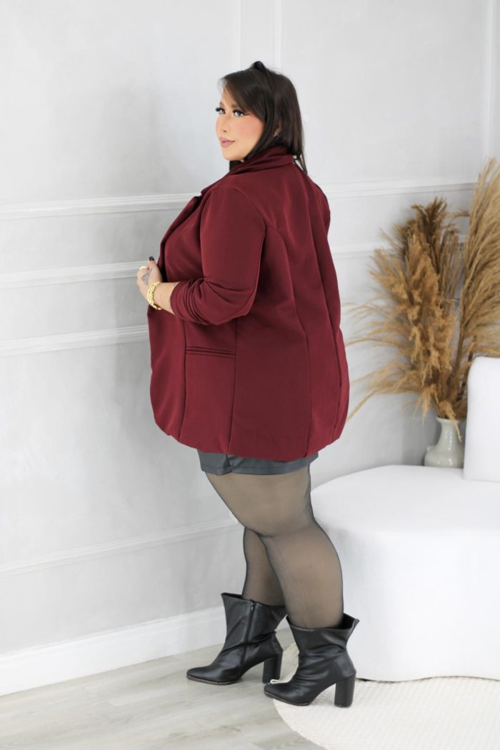 blazer berlim vinho plus size blazer berlim vinho plus size