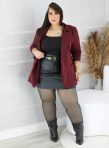 blazer berlim vinho plus size