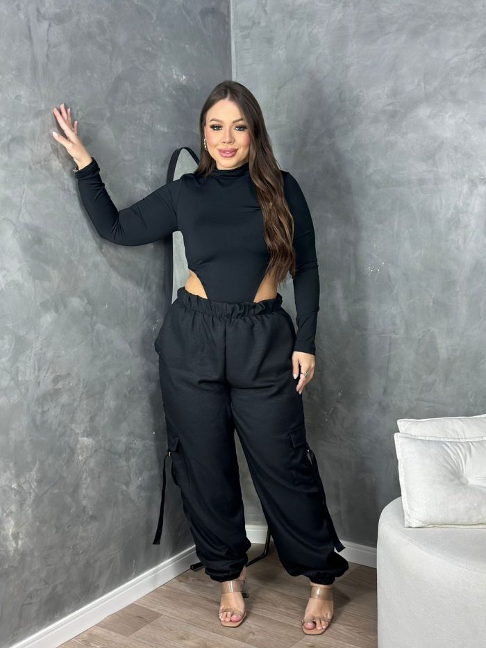 calça carolla preto plus size calça carolla preto plus size