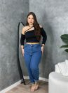 calça mom lorrayne jeans plus size