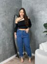 calça mom lorrayne jeans plus size