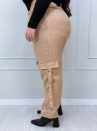 calça carolla nude plus size