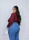 calça mom lorrayne jeans plus size
