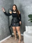 saia lury preto plus size