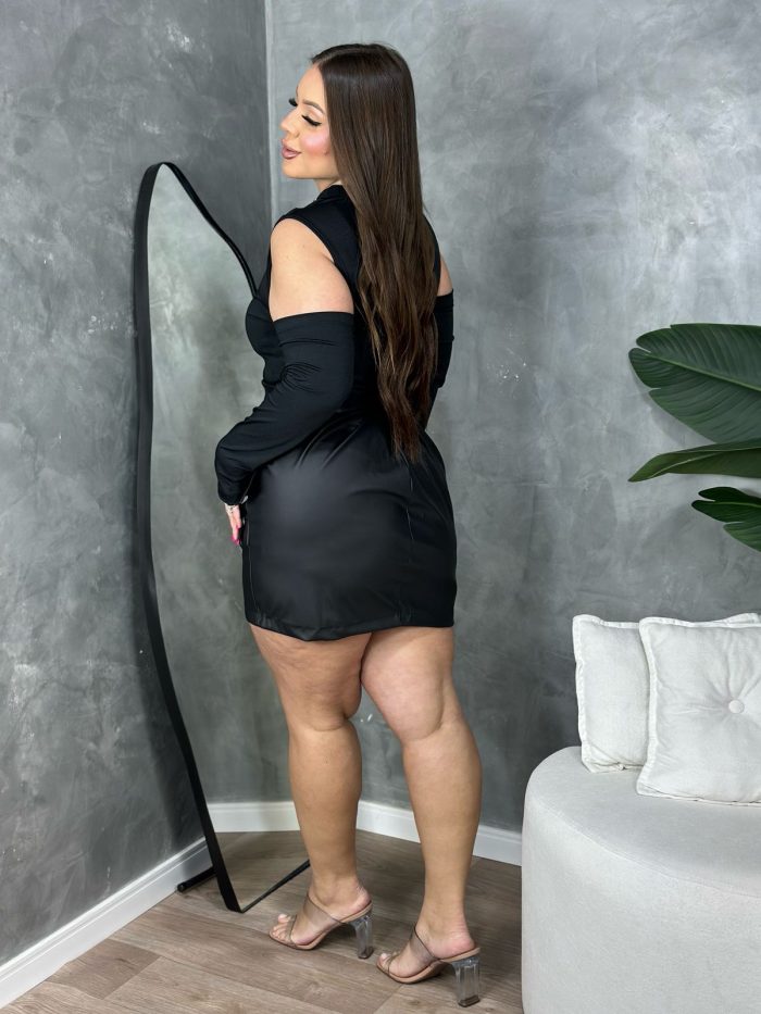 saia lury preto plus size saia lury preto plus size