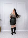 saia lury preto plus size