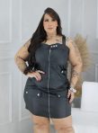 vestido mileni preto plus size