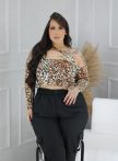 cropped lola onça plus size