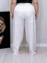 calça janete branco plus size