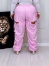 calça carlotta rosa plus size