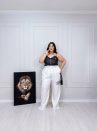 calça janete branco plus size