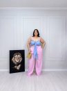 calça janete rosa plus size