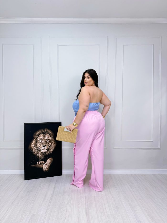 calça janete rosa plus size calça janete rosa plus size