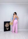 calça janete rosa plus size