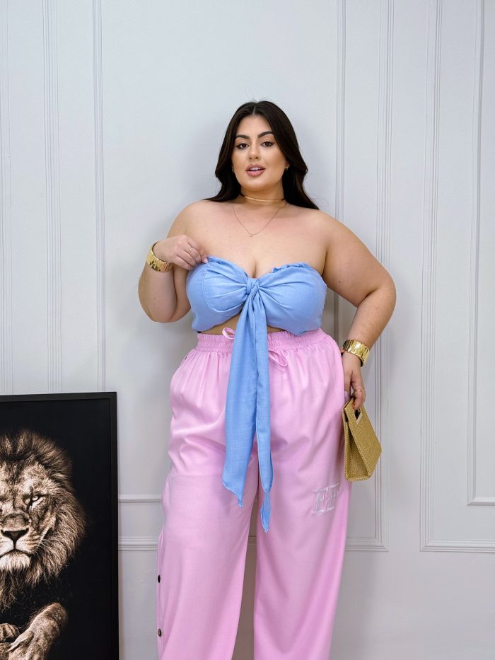 calça janete rosa plus size calça janete rosa plus size