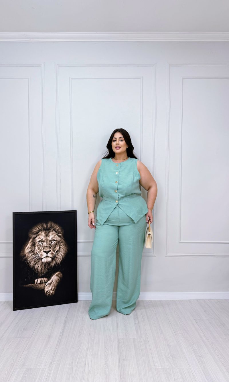 conjunto roberta verde plus size