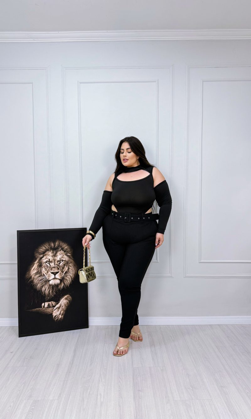 calça july preto plus size