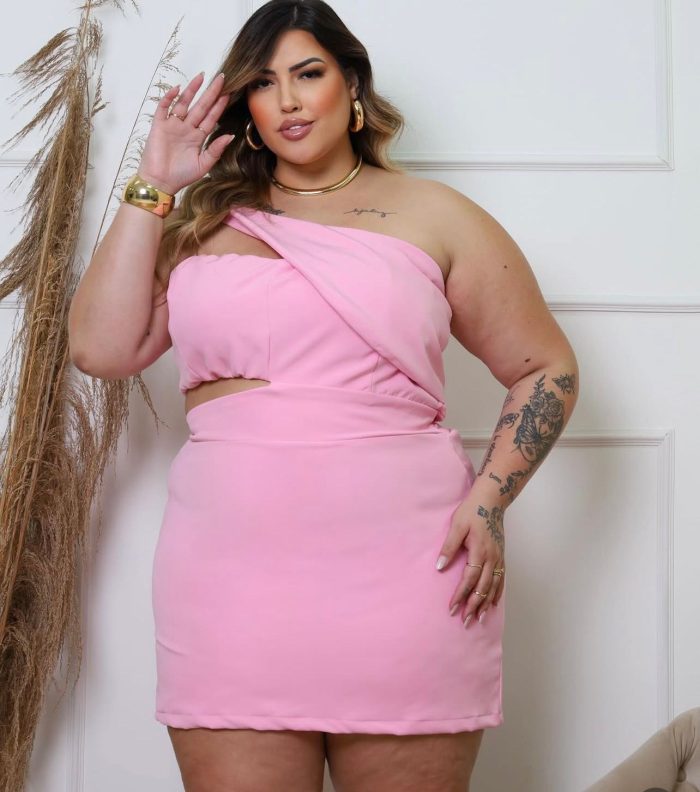 macaquinho isis rosa bebê plus size 1382