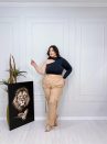 cropped grécia preto plus size