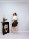 cropped suely nude plus size