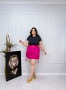 cropped naomi preto plus size