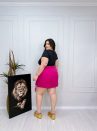 cropped naomi preto plus size