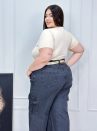 cropped suely nude plus size 1121