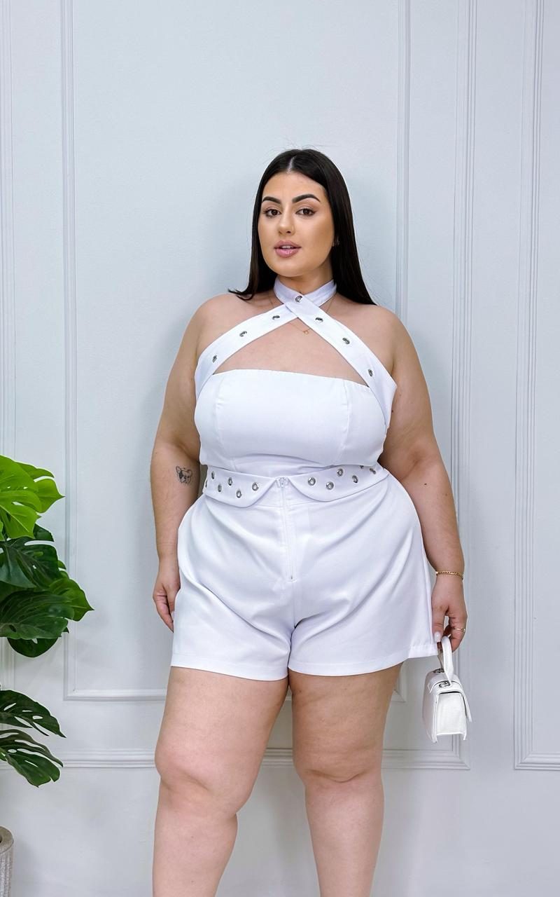 conjunto lori branco plus size