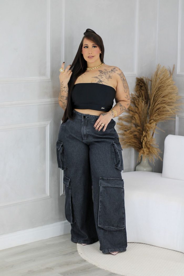 calça wide leg dandara jeans plus size 16,20 calça wide leg dandara jeans plus size 16,20