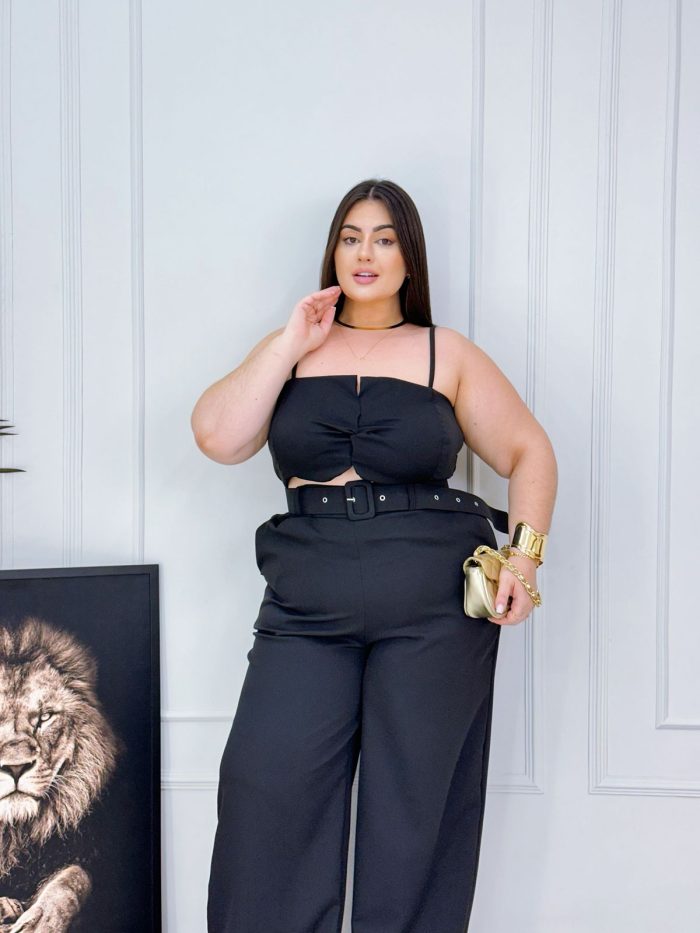 conjunto fernanda preto plus size 1518 conjunto fernanda preto plus size 1518