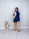macaquinho gris azul plus size 1776