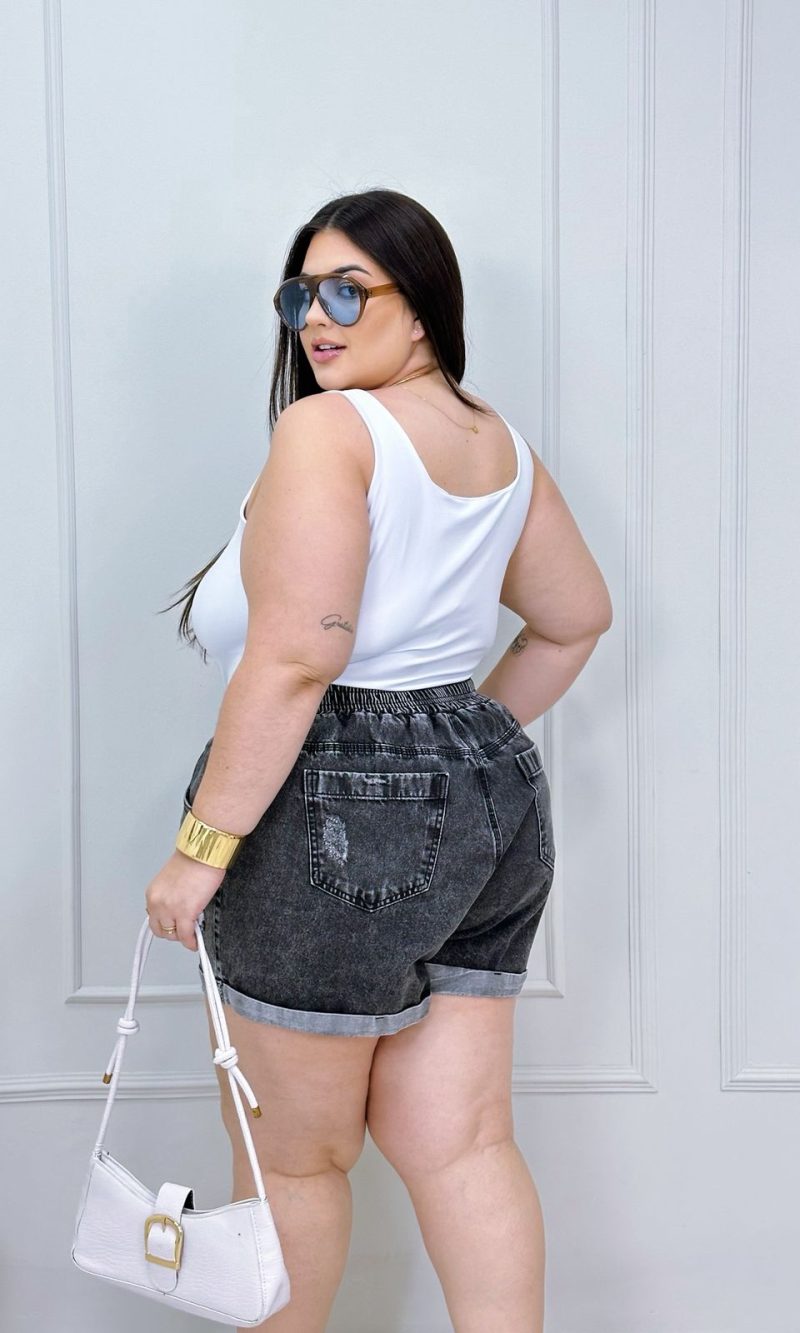 cropped livia preto plus size 1765