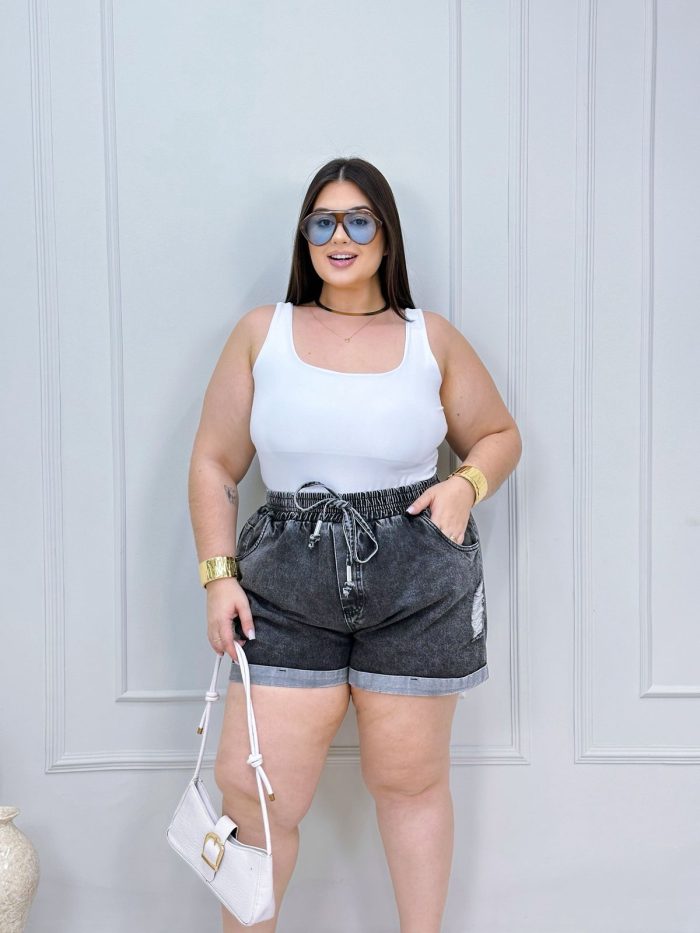 cropped livia preto plus size 1765