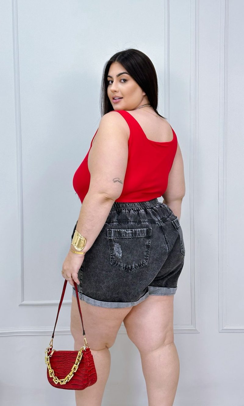 cropped livia preto plus size 1765