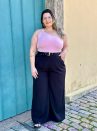 calça duda preta plus size 