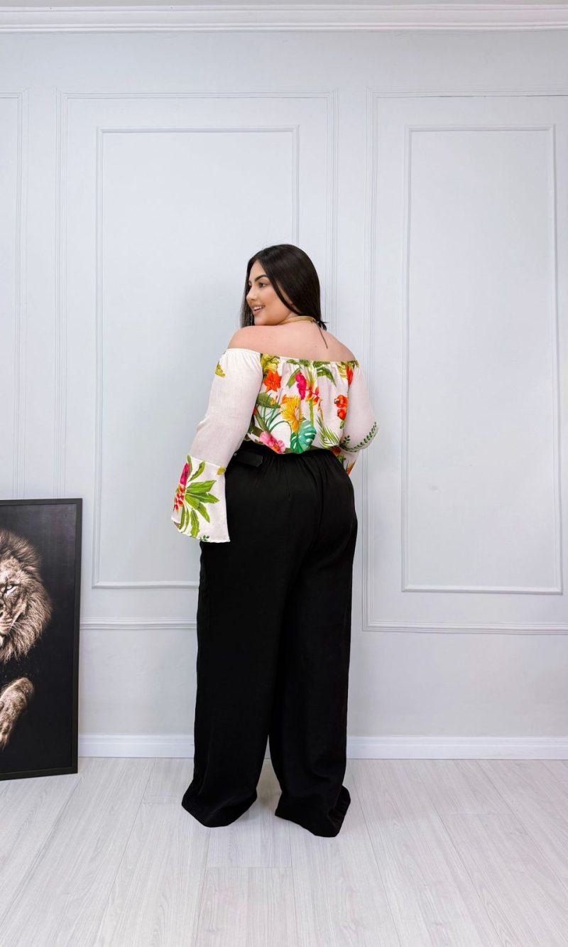 blusa camila estampado plus size 1911