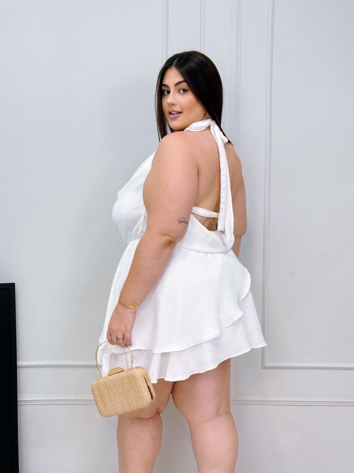 macaquinho fiorella amarelo plus size macaquinho fiorella amarelo plus size