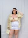 short saia natana branca plus size 1921